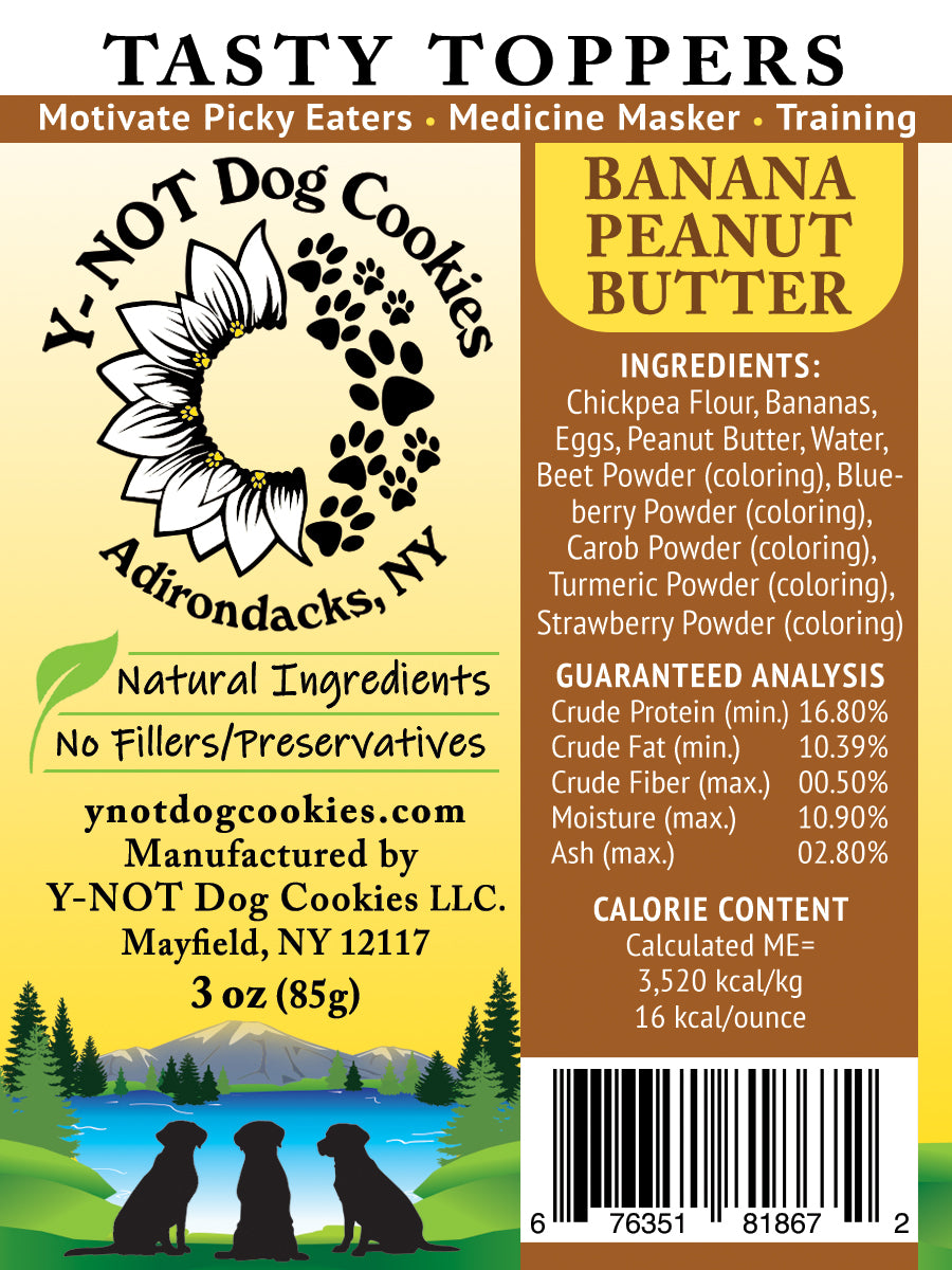 TASTY TOPPERS - BANANA PEANUT BUTTER