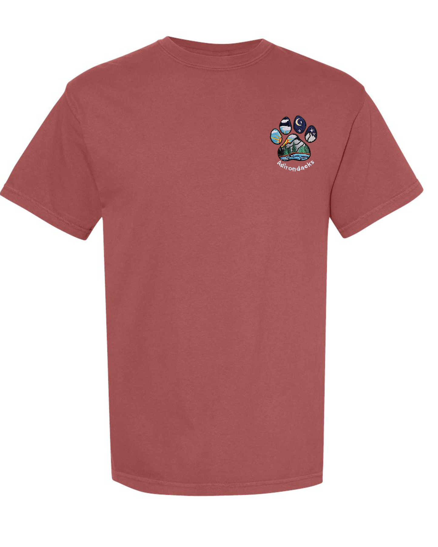 Embroidered Adirondack Paw T-shirts