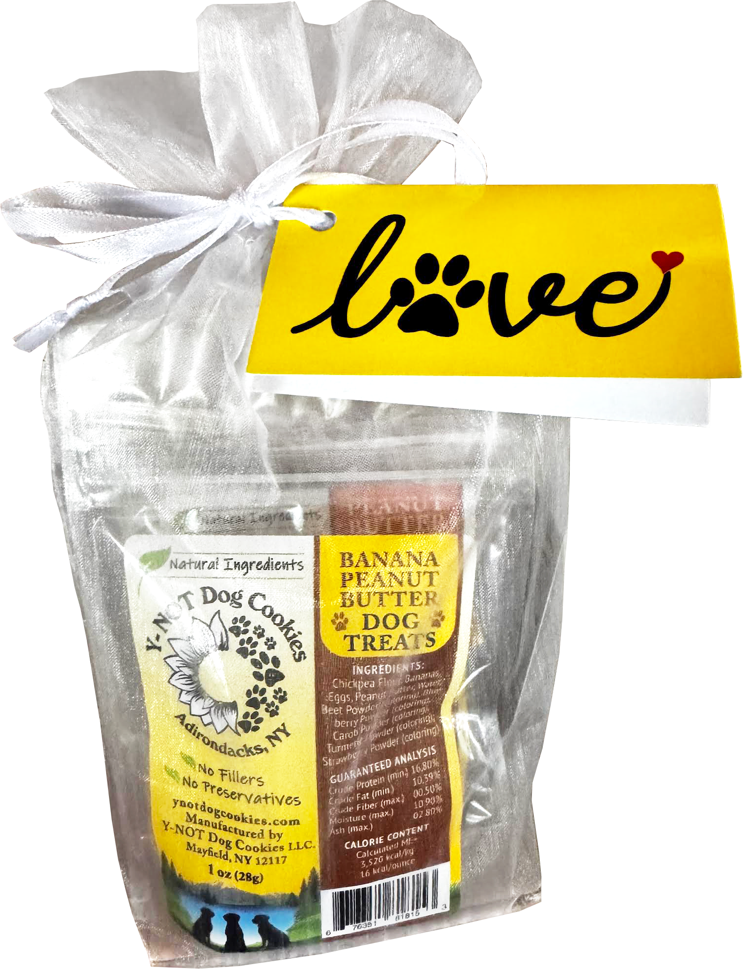 Natural Dog Treats - 5 Flavor Variety Gift Bag – Y-NOT Dog Cookies