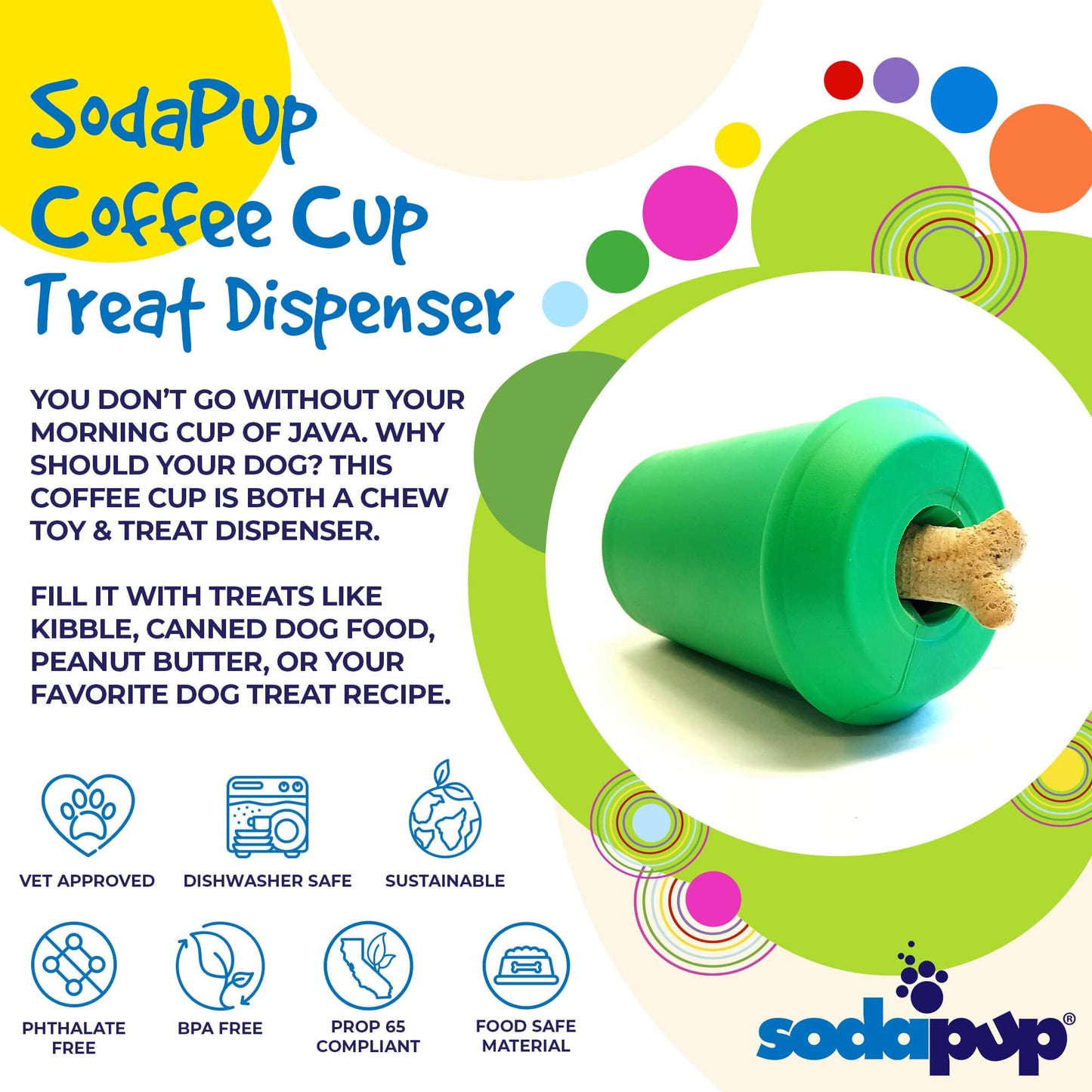 COFFEE CUP TREAT DISPENSERS