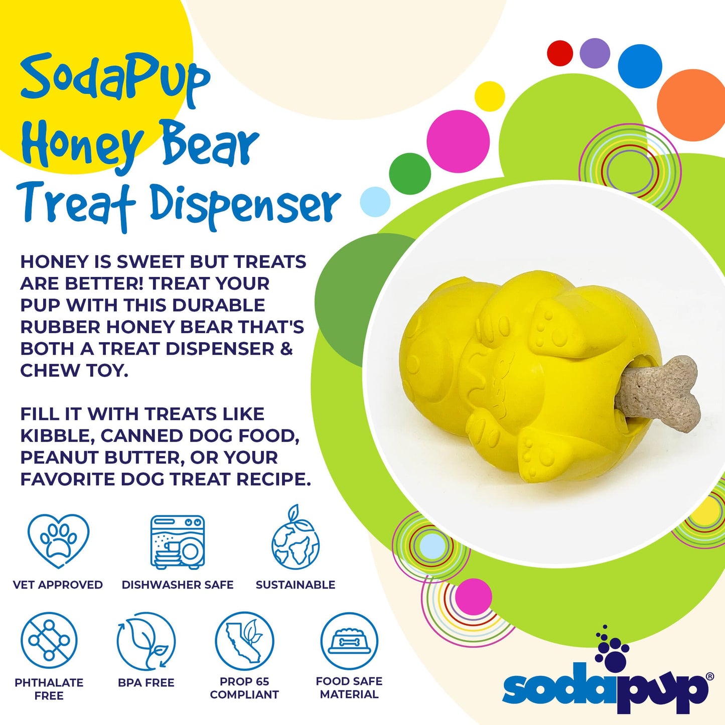 HONEY BEAR TREAT DISPENSERS