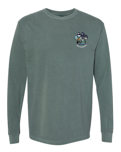 Embroidered Adirondack Paw Long Sleeve Shirts