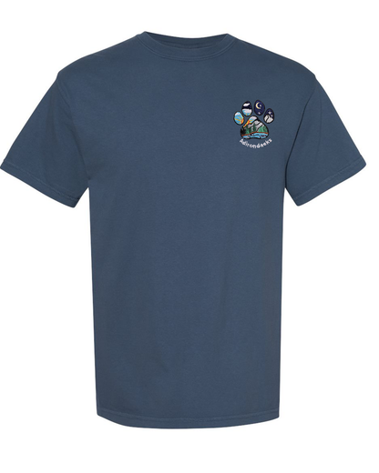 Embroidered Adirondack Paw T-shirts