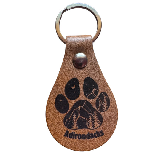 ADIRONDACK PAW KEYCHAIN