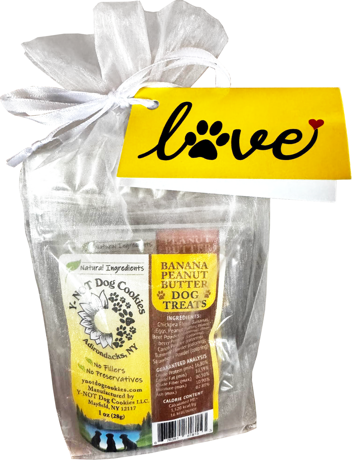 Natural Dog Treats -  5 Flavor Variety Gift Bag