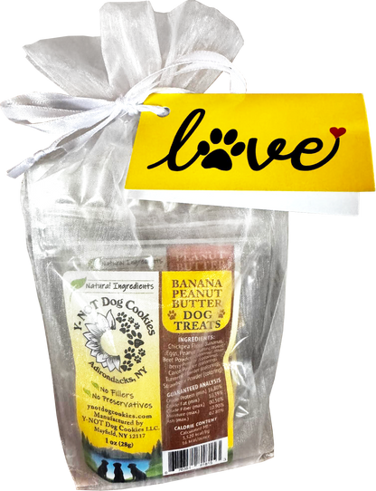 Natural Dog Treats -  5 Flavor Variety Gift Bag