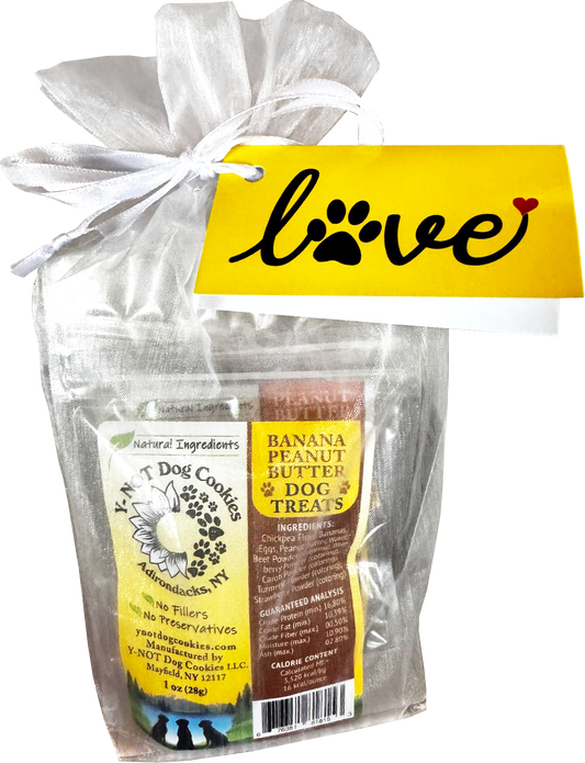 Natural Dog Treats -  5 Flavor Variety Gift Bag